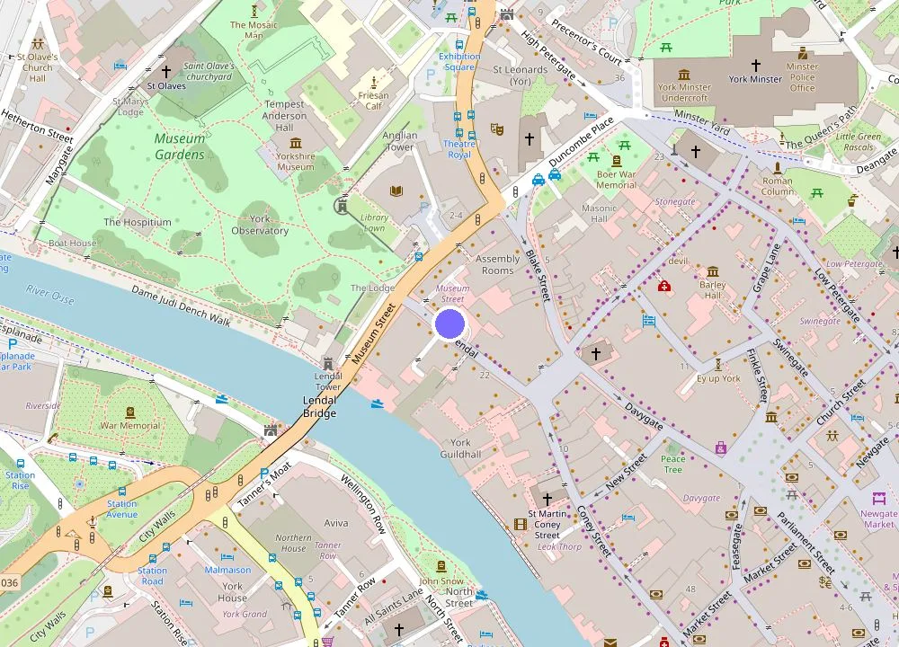 Map: Judge's Lodging